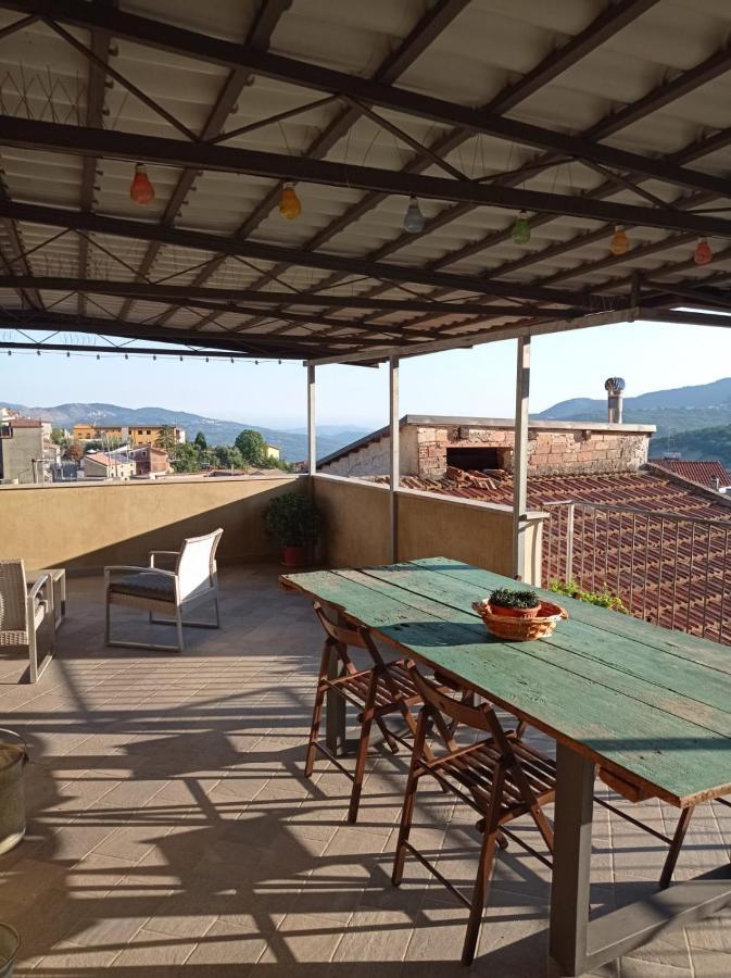 Casa Torre Con Terrazza Panoramica Villa Futani Exteriör bild